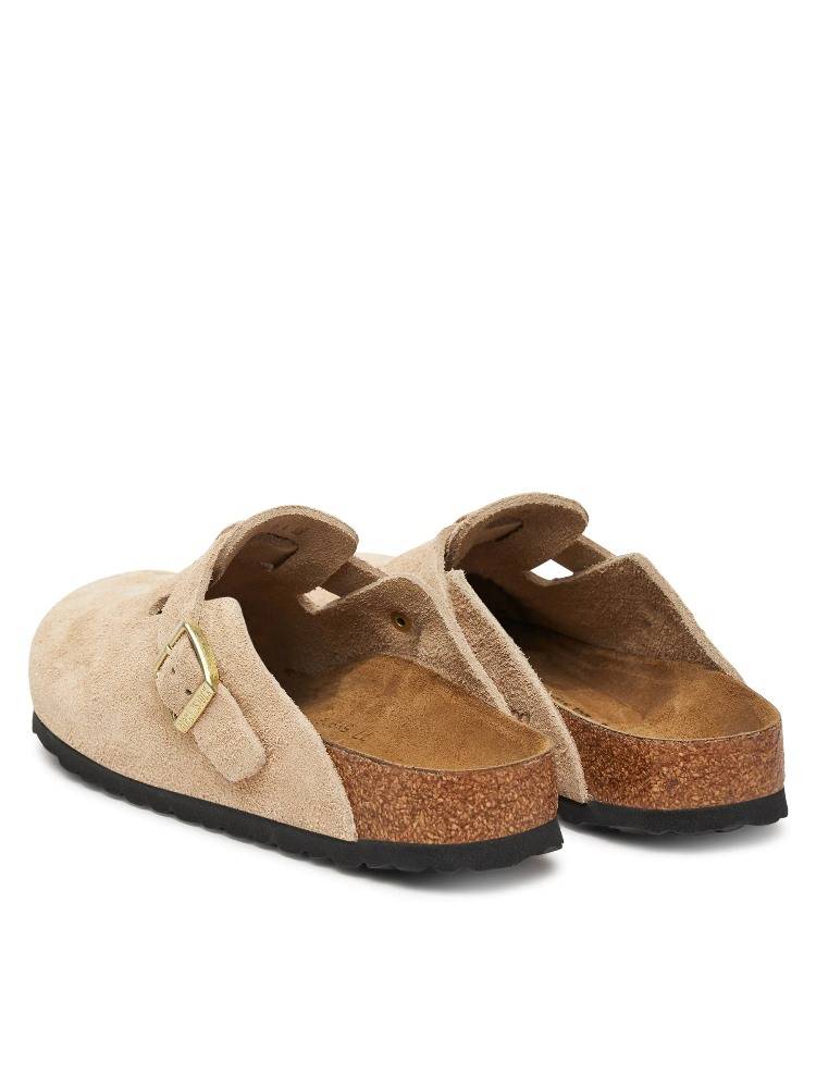 BIRKENSTOCK BOSTON SOFT FOOTBED SUEDE LEATHER NARROW