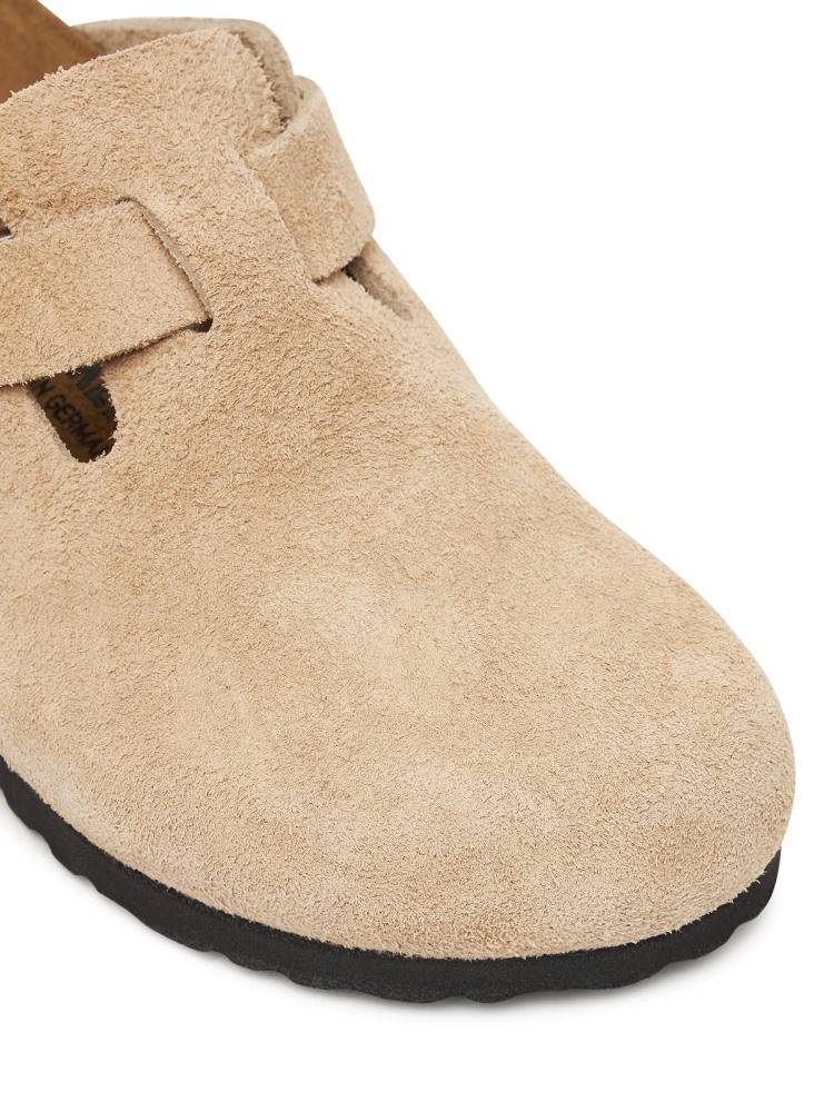 BIRKENSTOCK BOSTON SOFT FOOTBED SUEDE LEATHER NARROW