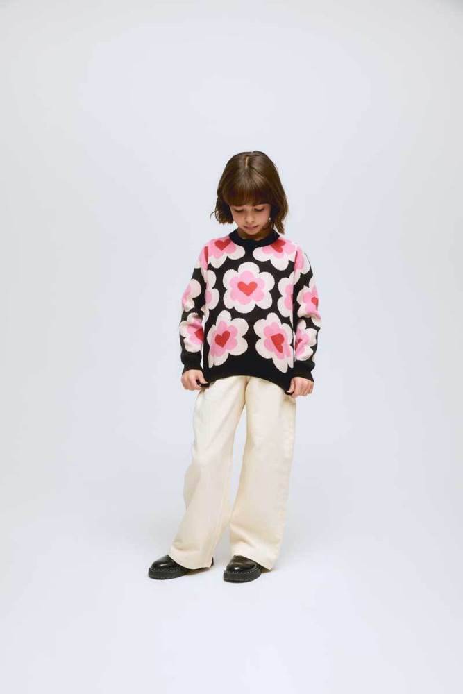 COMPANIA FANTASTICA SWEETHEART KNITTED JUMPER
