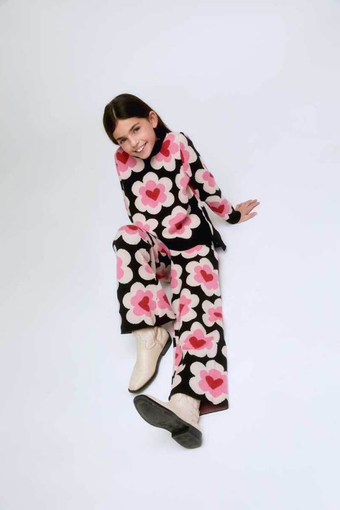 COMPANIA FANTASTICA SWEETHEART KNITTED JUMPER