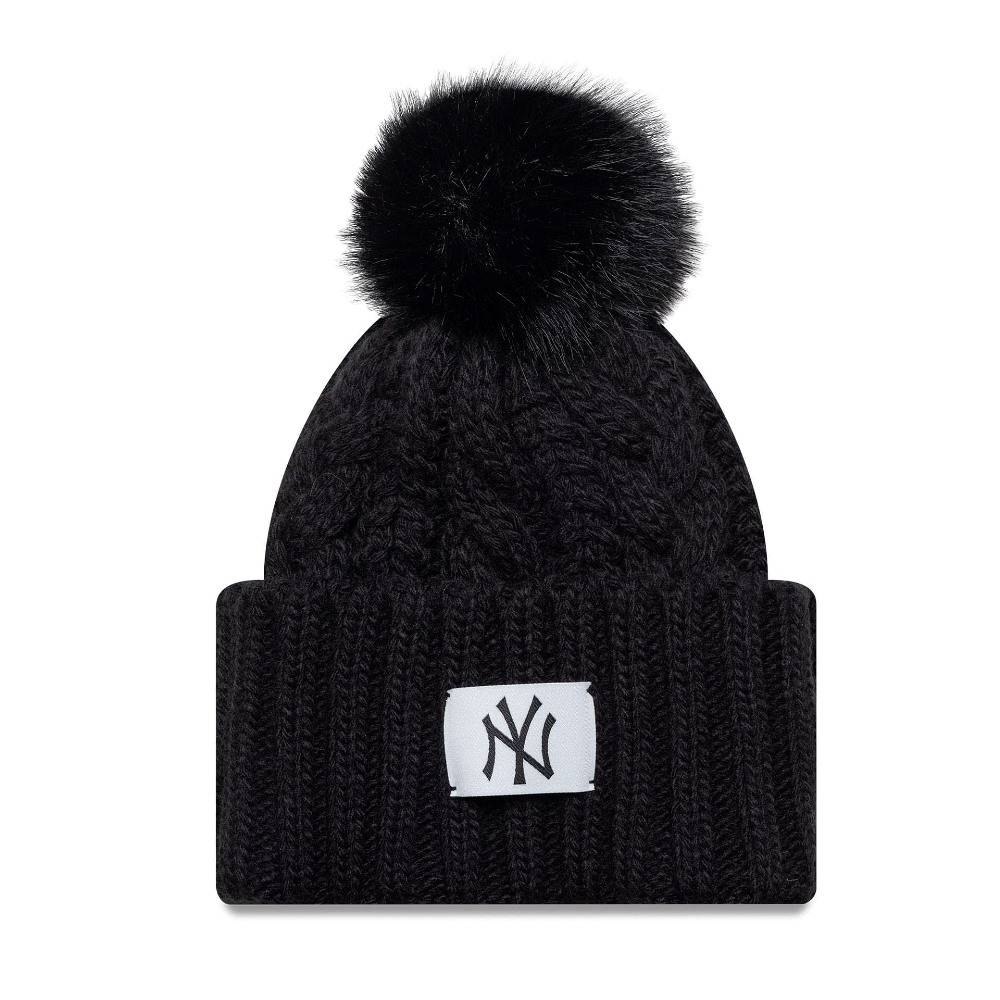 NEW ERA WMNS CABLE WIDE BEANIE NEW YORK YANKEES