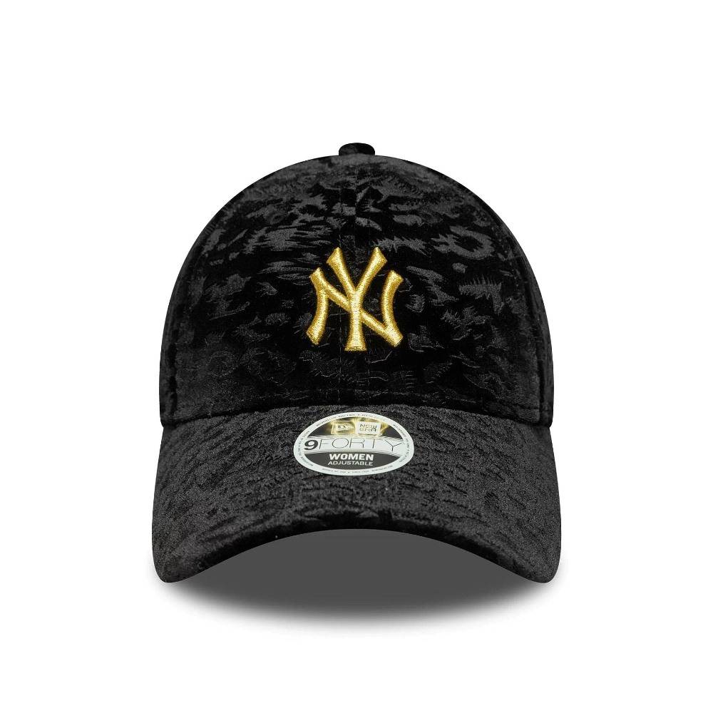 NEW ERA WMNS LEO VELOUR 9FORTY NEW YORK YANKEES ADJUSTABLE CAP