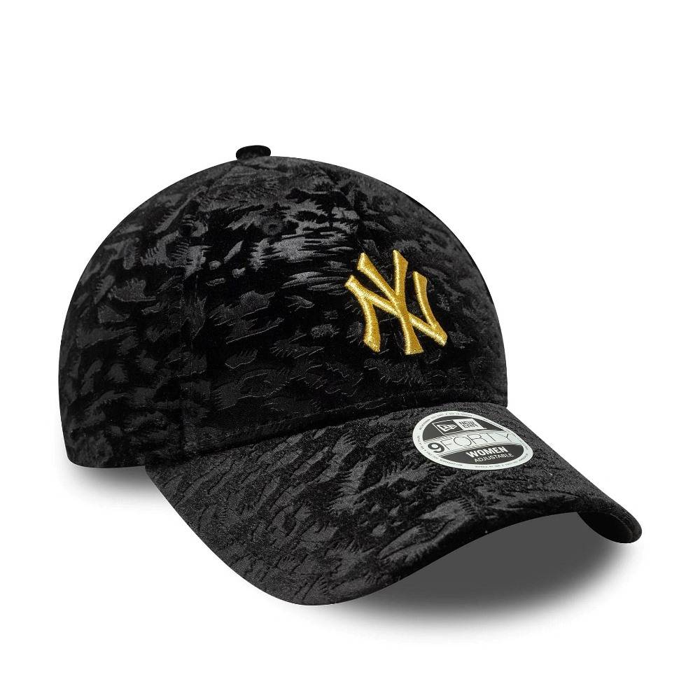 NEW ERA WMNS LEO VELOUR 9FORTY NEW YORK YANKEES ADJUSTABLE CAP