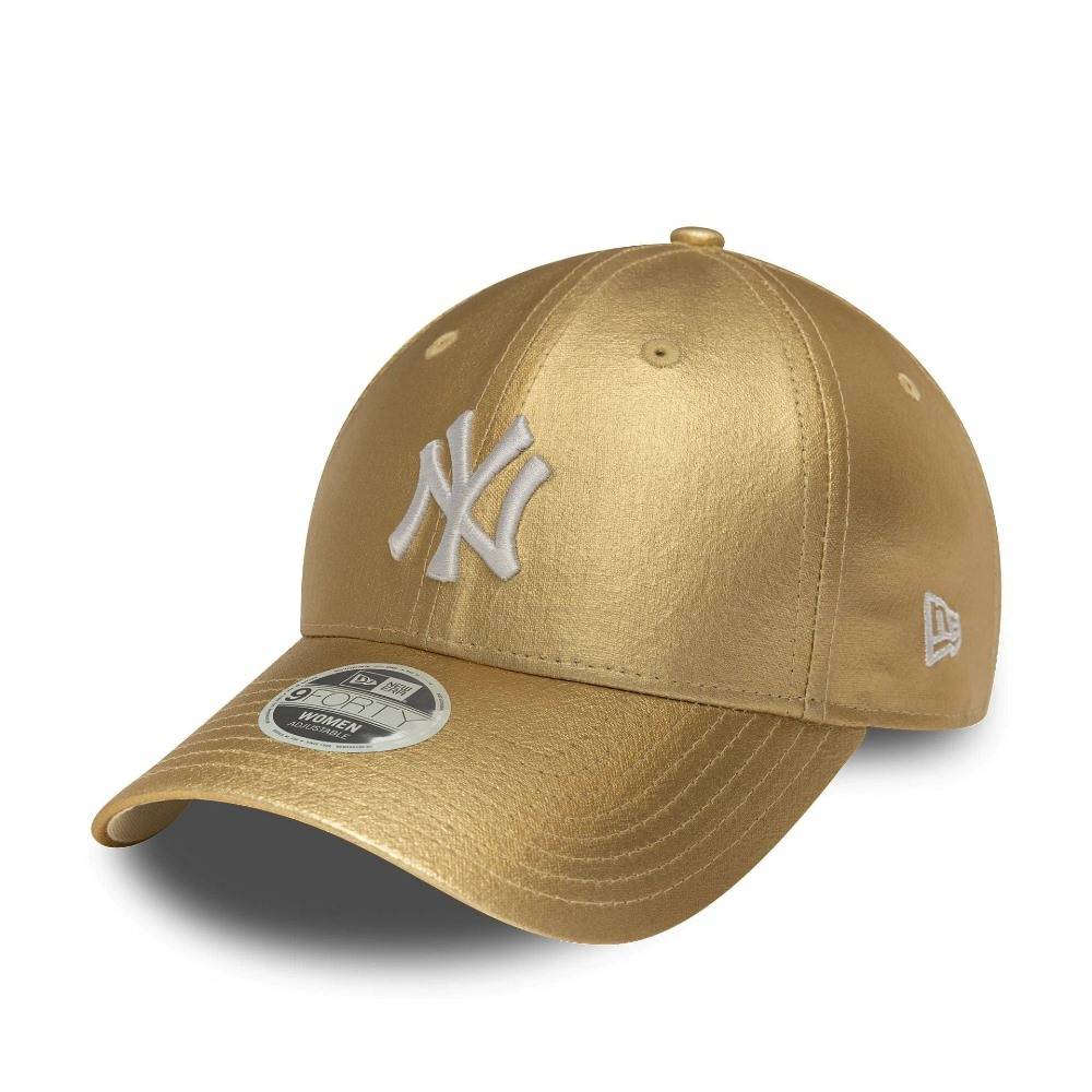NEW ERA WMNS METALLIC 9FORTY NEW YORK YANKEES ADJUSTABLE CAP