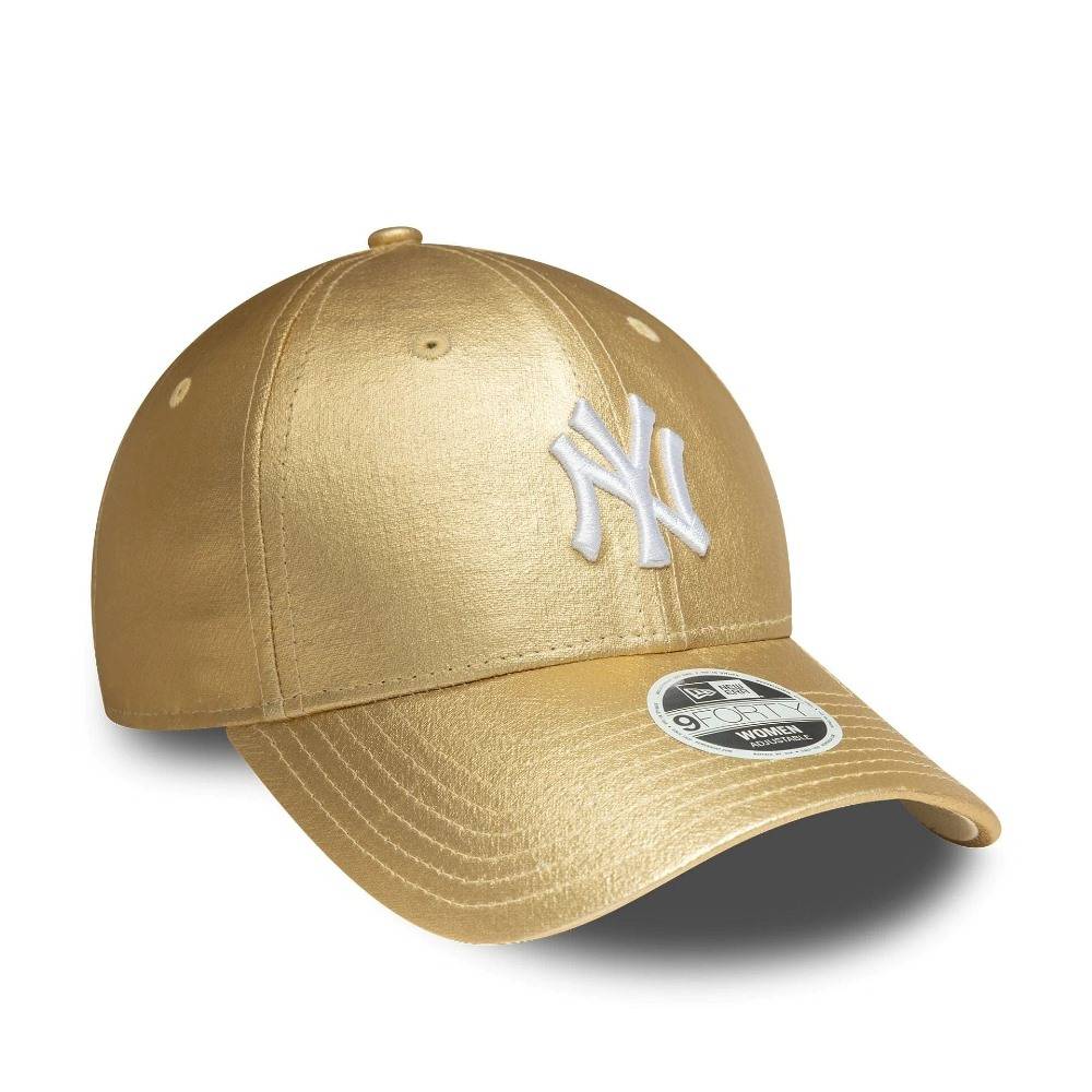 NEW ERA WMNS METALLIC 9FORTY NEW YORK YANKEES ADJUSTABLE CAP