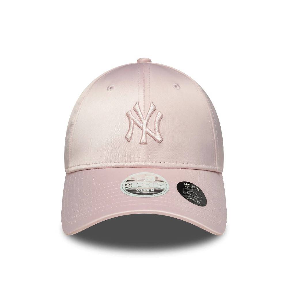 NEW ERA WMNS SATIN BOW BACK 9FORTY NEW YORK YANKEES ADJUSTABLE CAP