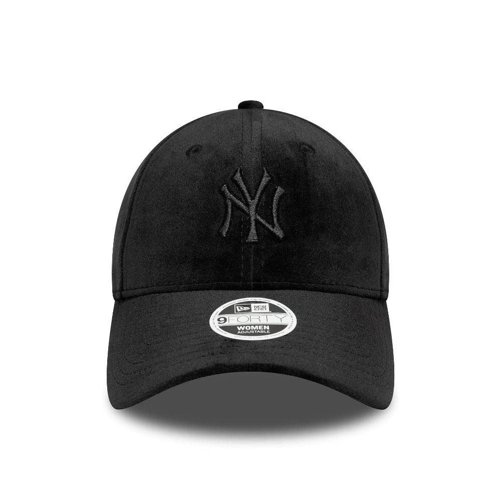 NEW ERA WMNS VELOUR 9FORTY NEW YORK YANKEES ADJUSTABLE CAP