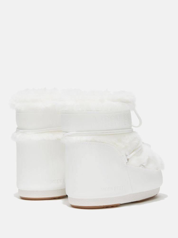 MOON BOOT ICON LOW FAUX-FUR BOOTS