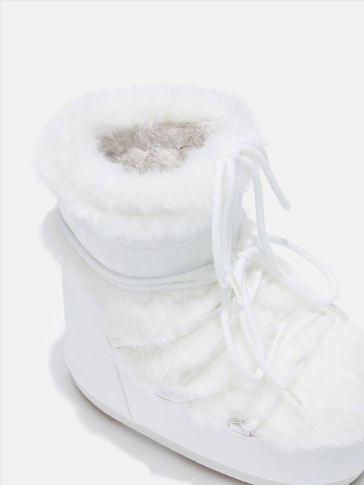 MOON BOOT ICON LOW FAUX-FUR BOOTS