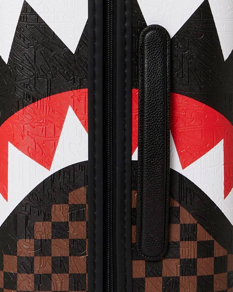 SPRAYGROUND BIG CITY EMBOSS CARRY-ON HARD LUGGAGE