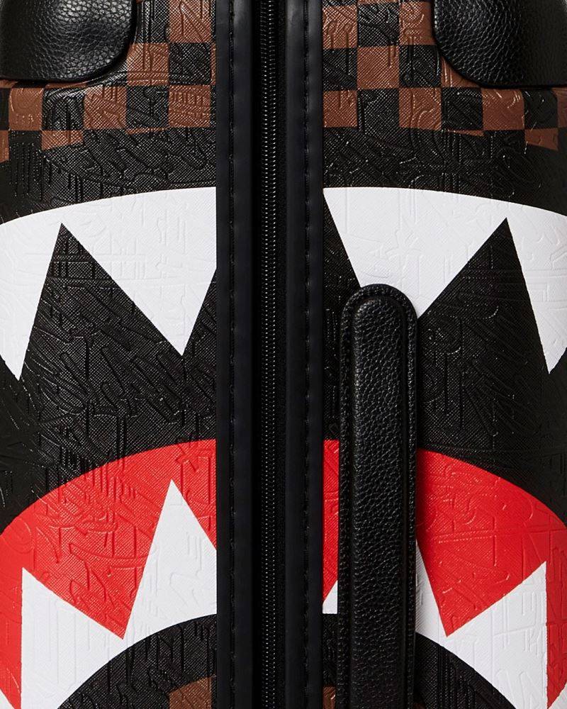 SPRAYGROUND BIG CITY EMBOSS CARRY-ON HARD LUGGAGE