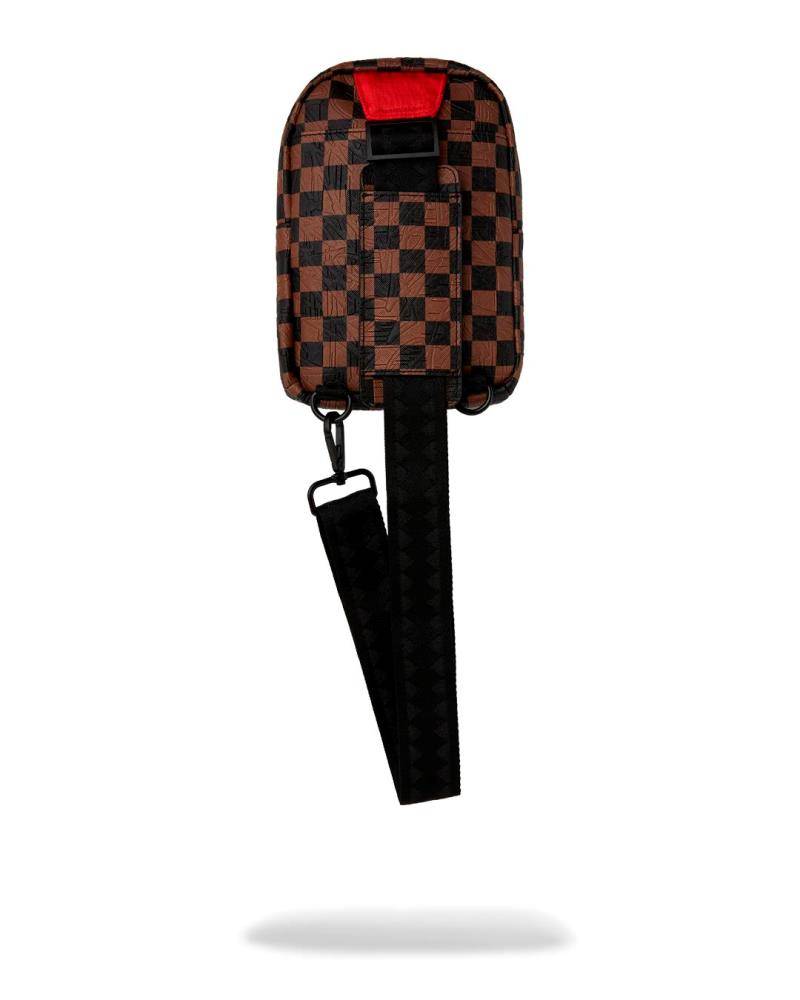 SPRAYGROUND BIG CITY EMBOSS ONE-STRAP SLING BACKPACK