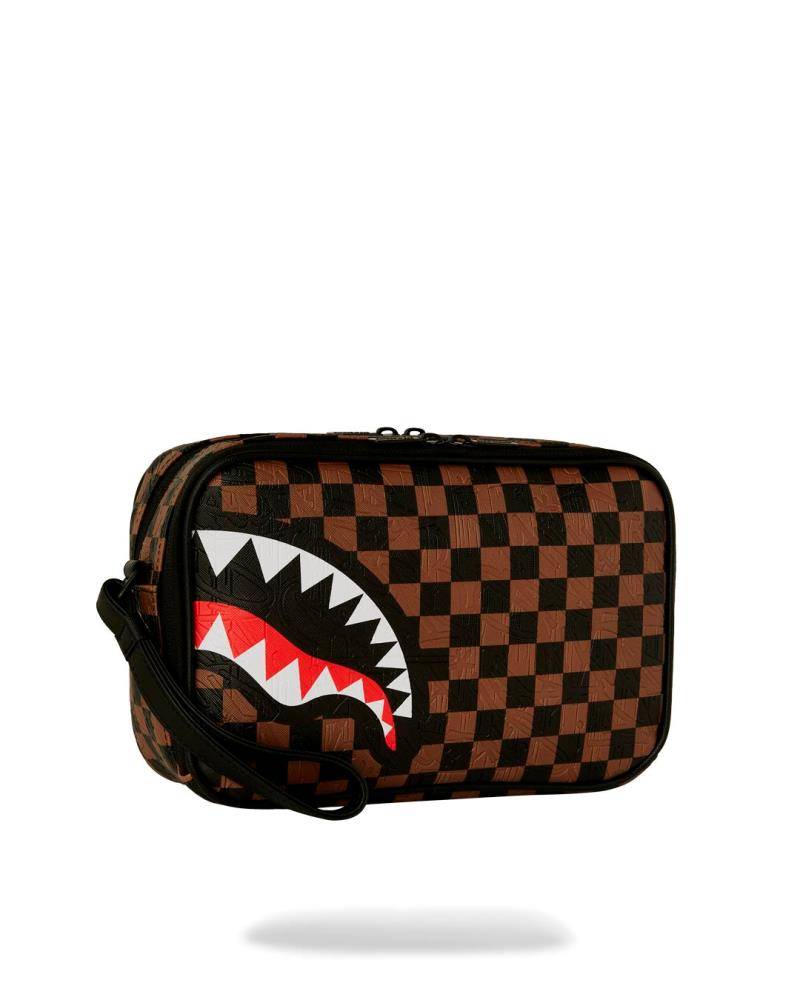 SPRAYGROUND BIG CITY EMBOSS TOILETRY BRICK