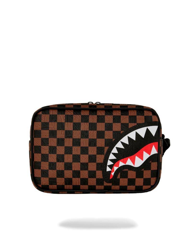 SPRAYGROUND BIG CITY EMBOSS TOILETRY BRICK