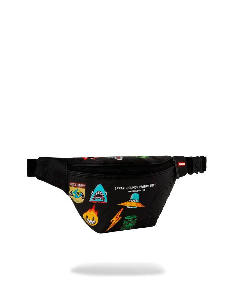 SPRAYGROUND CARGO PATCHES SAVVY CROSSBODY