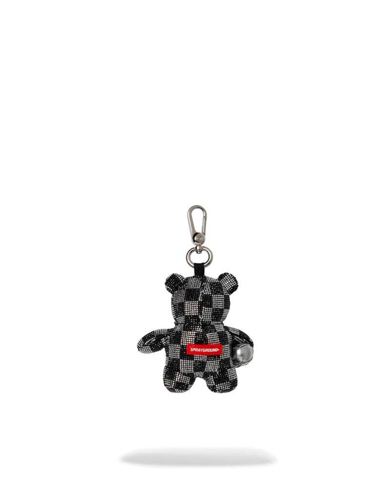 SPRAYGROUND DIAMOND TEAR BEAR KEYCHAIN