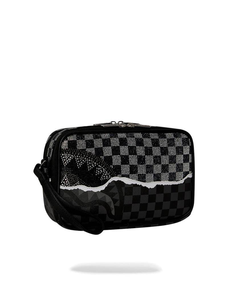SPRAYGROUND DIAMOND TEAR TOILETRY BAG