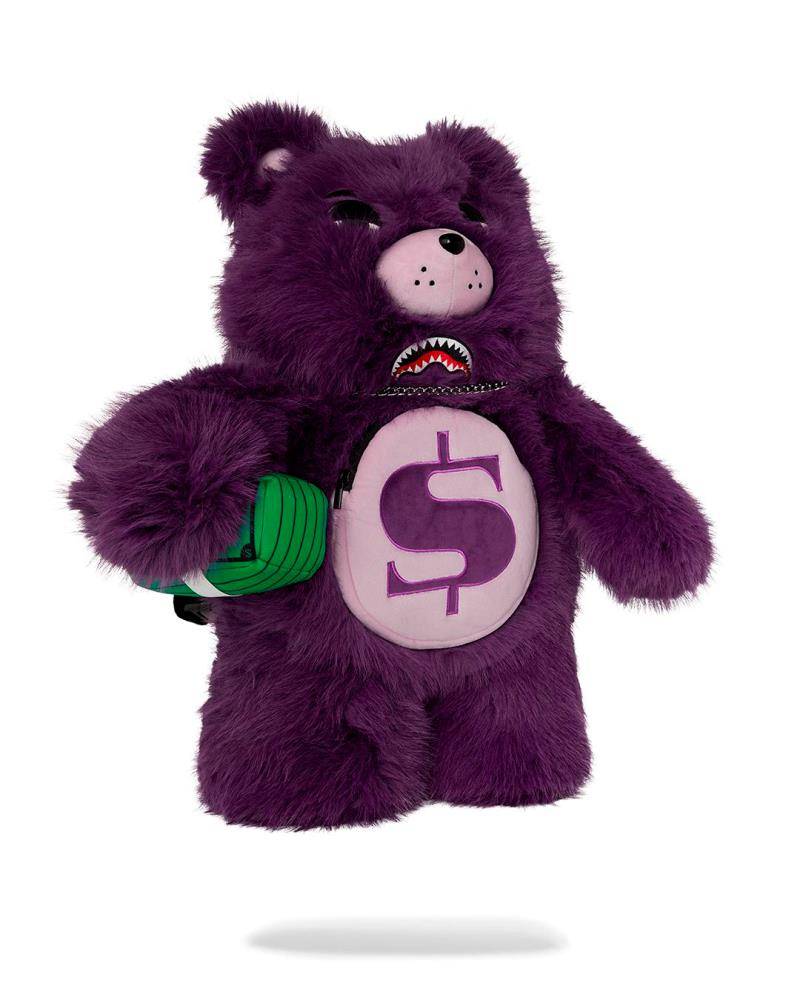 SPRAYGROUND FUR CRAY MONEYBEAR BACKPACK