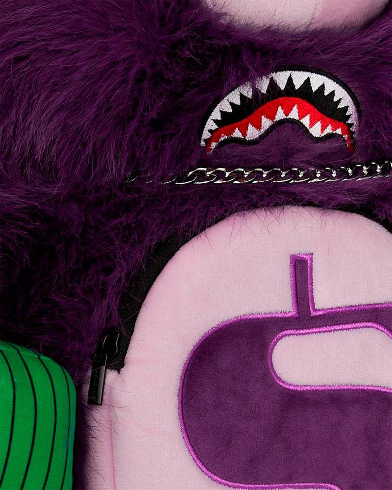 SPRAYGROUND FUR CRAY MONEYBEAR BACKPACK