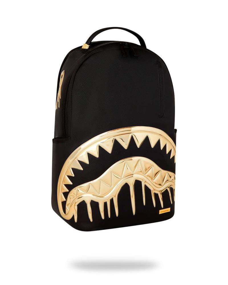 SPRAYGROUND GOLD AND DANGEROUS DLXSV BACKPACK