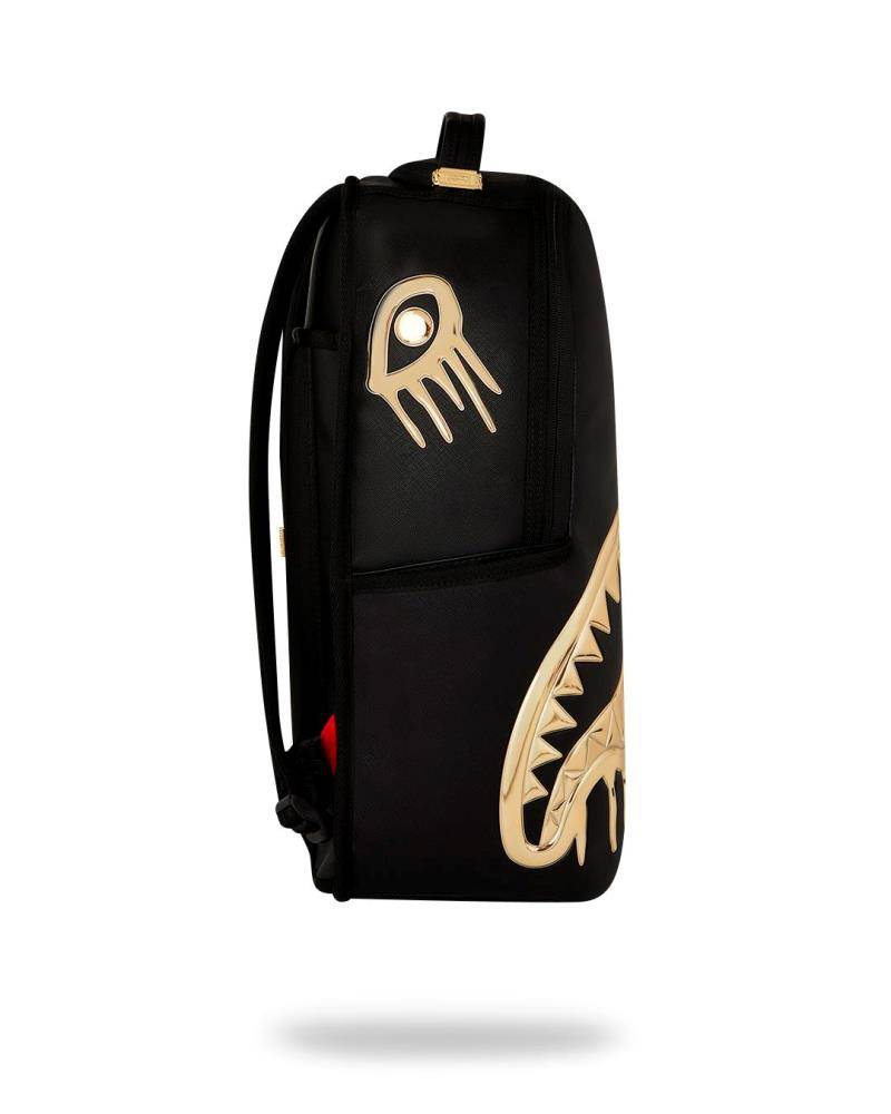 SPRAYGROUND GOLD AND DANGEROUS DLXSV BACKPACK