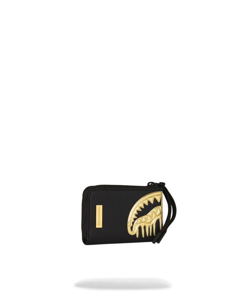 SPRAYGROUND GOLD AND DANGEROUS WALLET