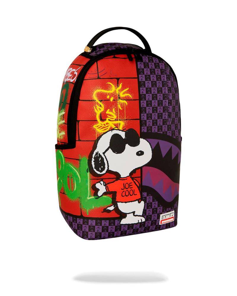 SPRAYGROUND PEANUTS JOE COOL REVEAL CHECKER DLXSV BACKPACK