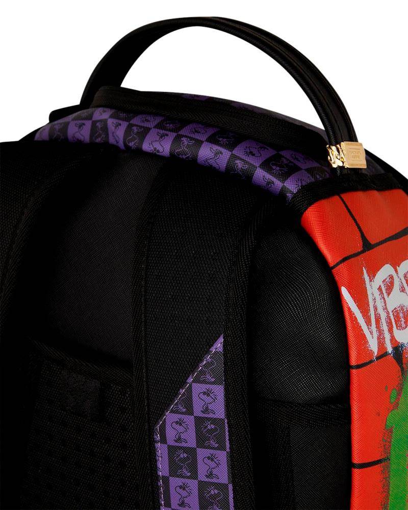 SPRAYGROUND PEANUTS JOE COOL REVEAL CHECKER DLXSV BACKPACK