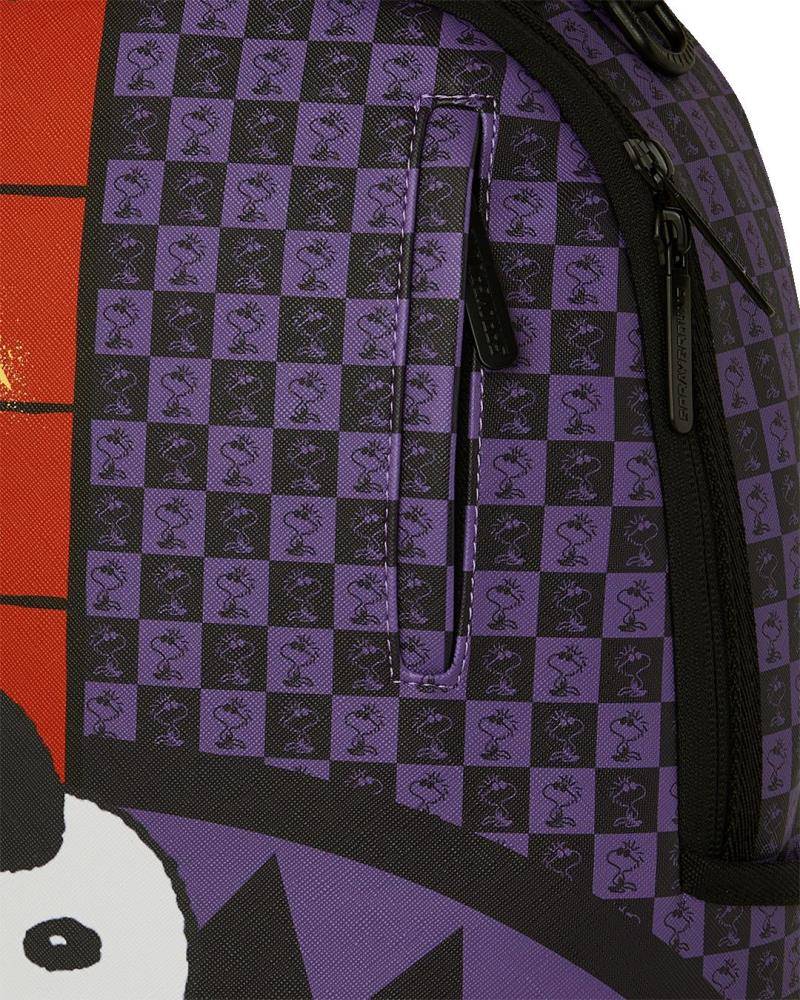 SPRAYGROUND PEANUTS JOE COOL REVEAL CHECKER DLXSV BACKPACK