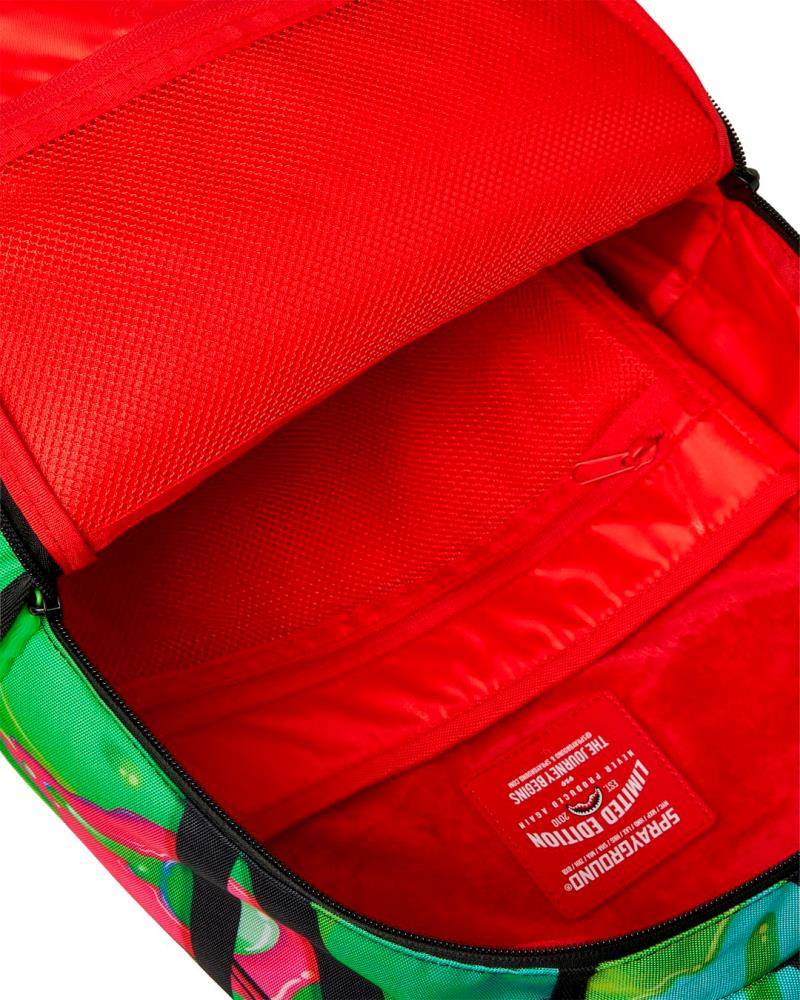 SPRAYGROUND SHARK CENTRAL DRIPPY SPLIT DLXR BACKPACK