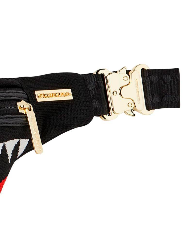 SPRAYGROUND SHARK CENTRAL KNIT SAVVY CROSSBODY