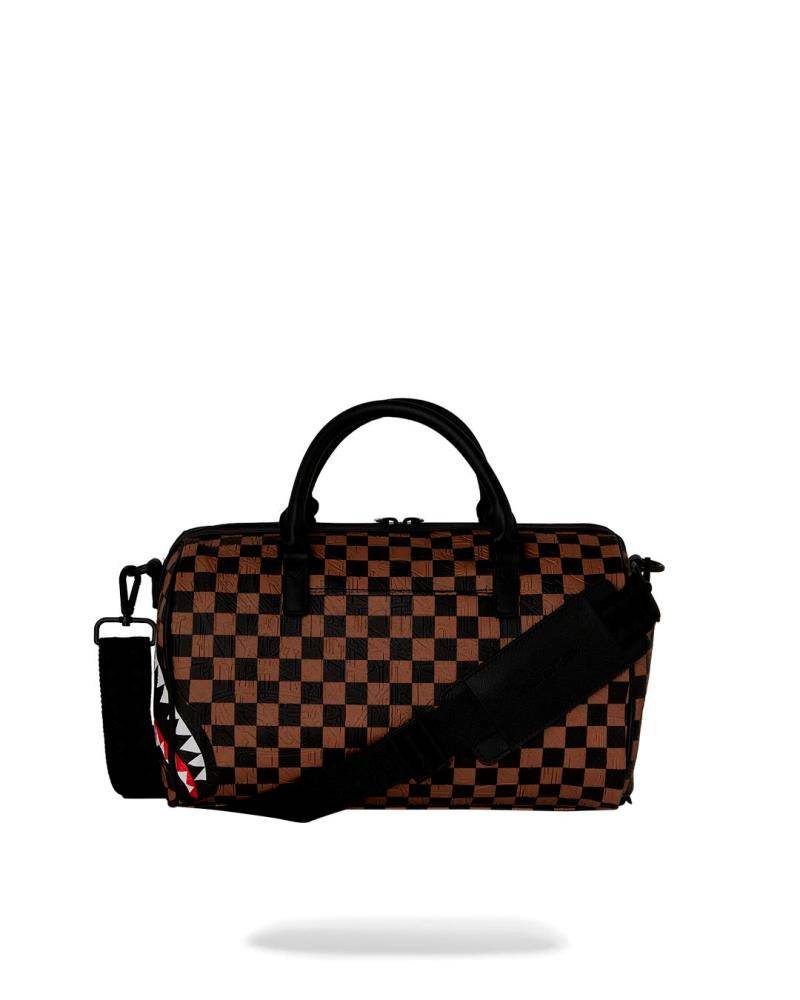SPRAYGROUND TEAR CHECK MINI DUFFLE