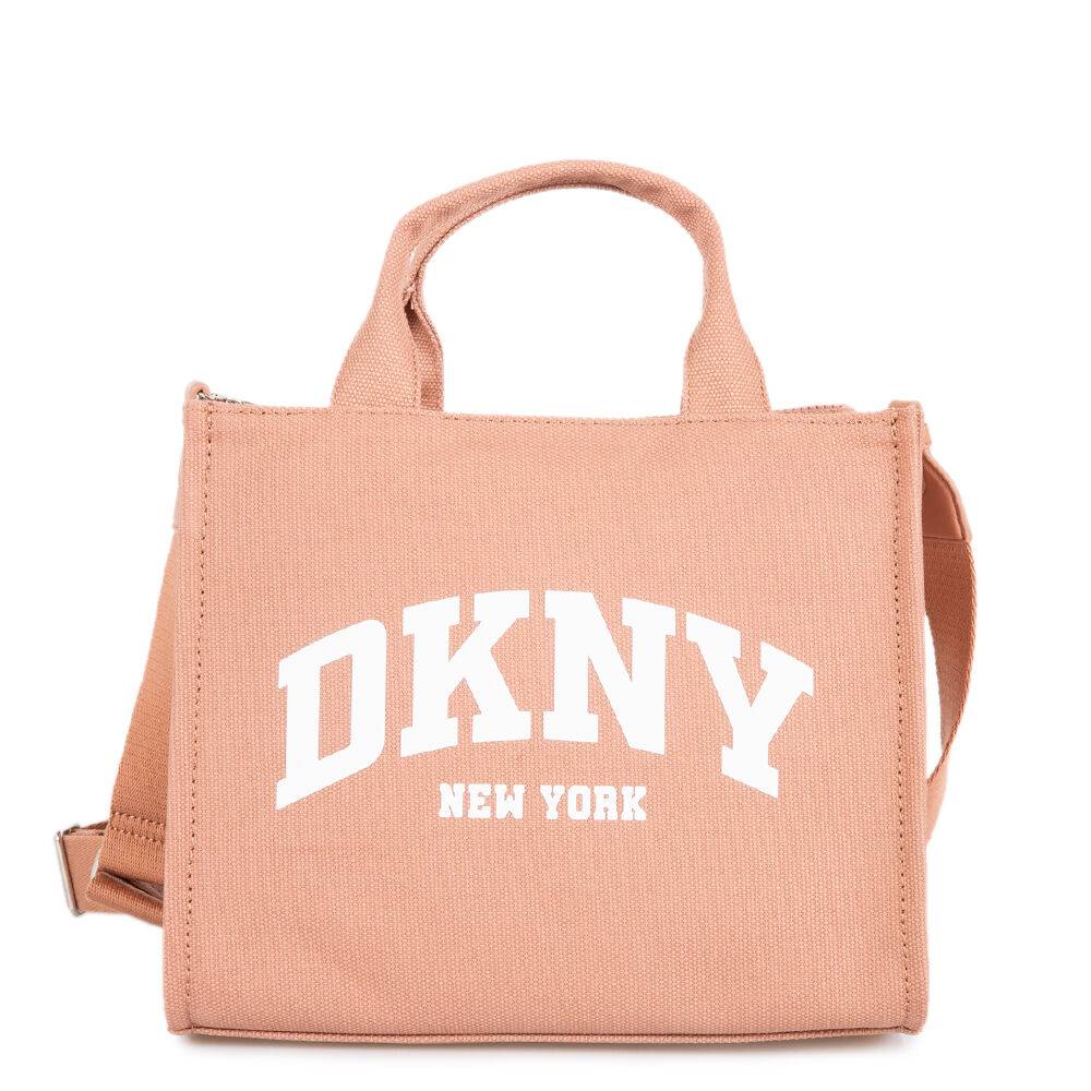 DKNY HADLEE MEDIUM CANVAS LOGO TOTE