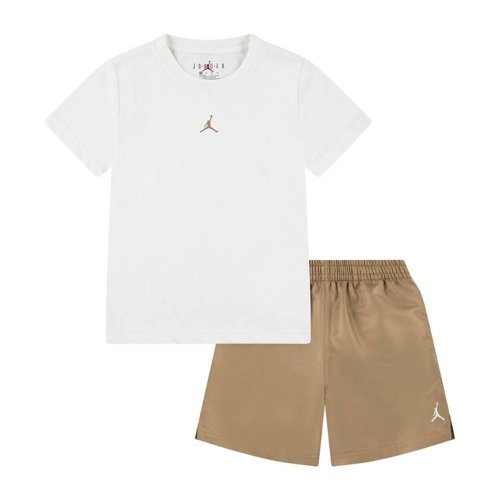 NIKE JORDAN LITTLE BOYS JUMPMAN WOVEN PLAY SHORT SET - 85D907-J34