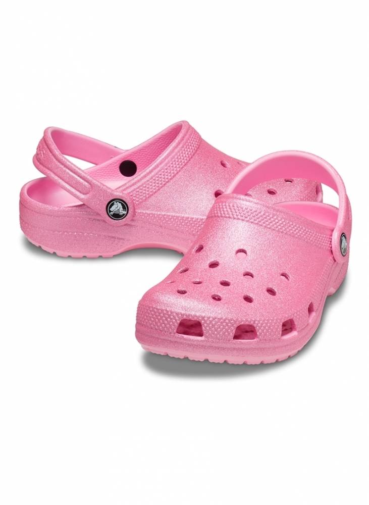 CROCS TODDLERS' CLASSIC GLITTER CLOG