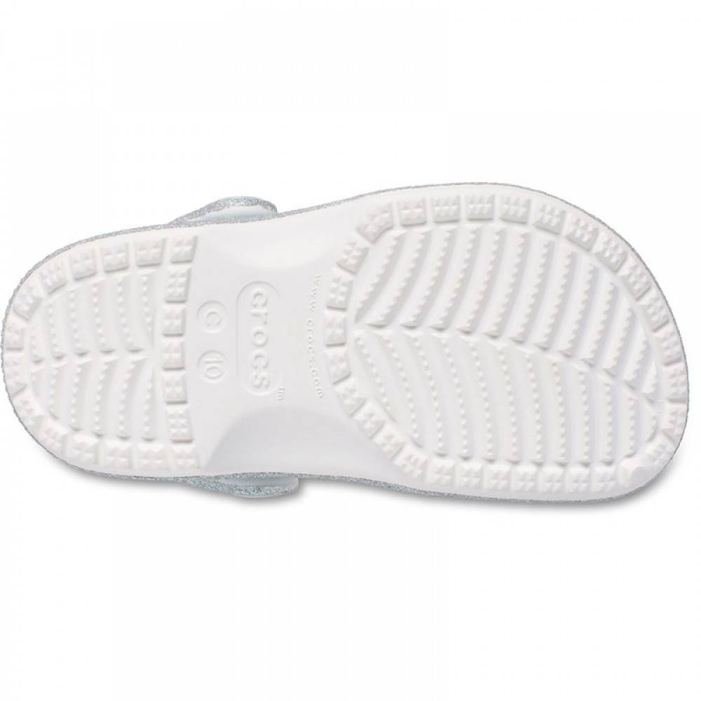 CROCS CLASSIC IRIDESCENT GLITTER KIDS CLOG