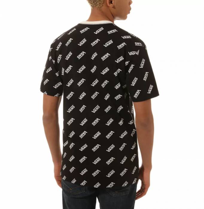 VANS RETRO ALL OVER VANS PRINT T-SHIRT MENS