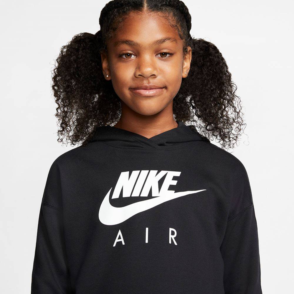NIKE GIRLS AIR CROP HOODIE
