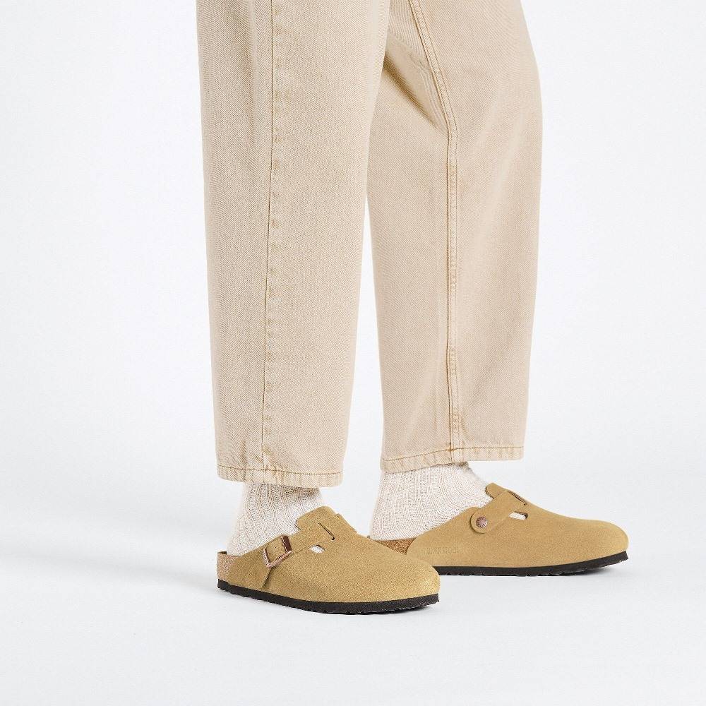 BIRKENSTOCK BOSTON SUEDE LEATHER NARROW