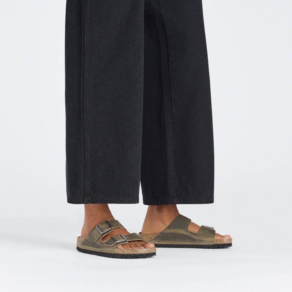 BIRKENSTOCK ARIZONA OILED LEATHER NARROW