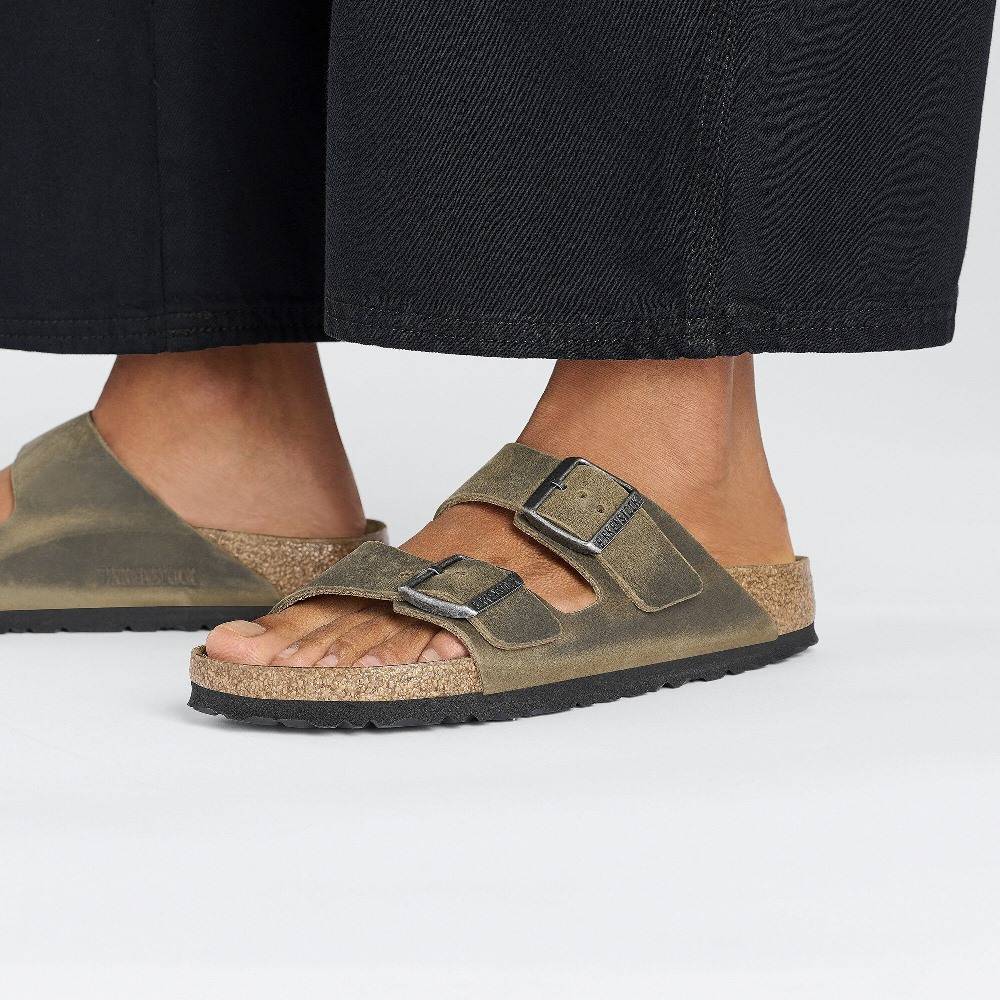 BIRKENSTOCK ARIZONA OILED LEATHER NARROW