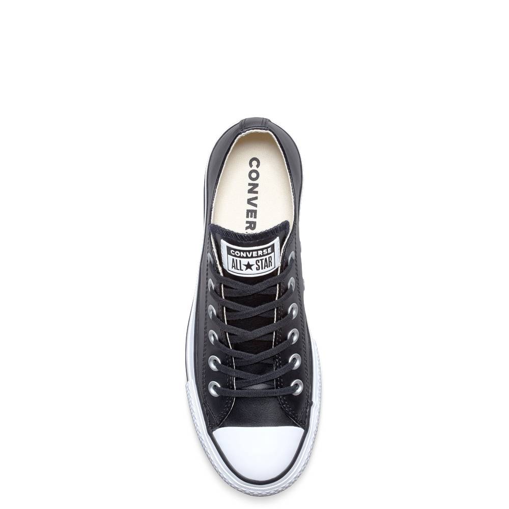 CONVERSE ALL STAR PLATFORM LEATHER LOW-TOP