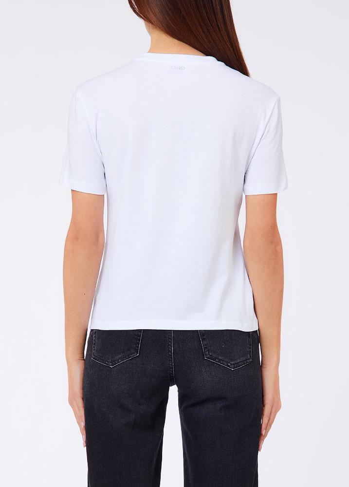 LIU JO T-SHIRT WITH JEWEL EMBROIDERY
