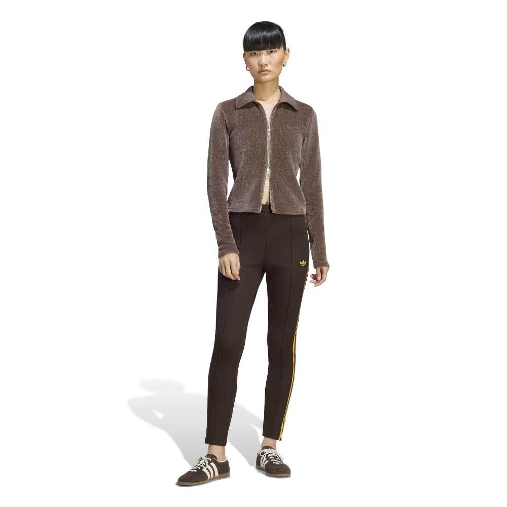 ADIDAS ORIGINALS PREM ESS CHENILLE ZIP UP TRACK CARDIGAN
