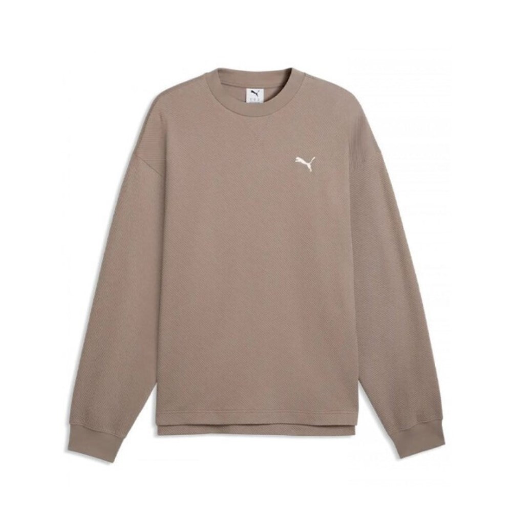 PUMA ESS ELEVATED RELAXED MATERIAL CREW