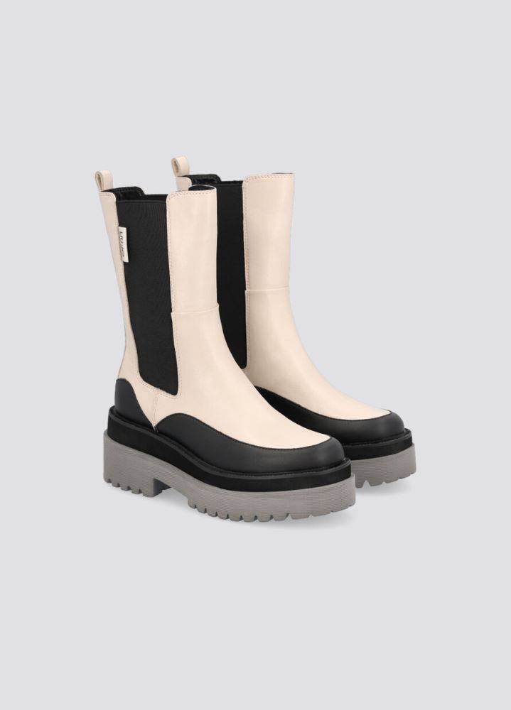 LIU JO PURPLE 10 COMBAT BOOTS