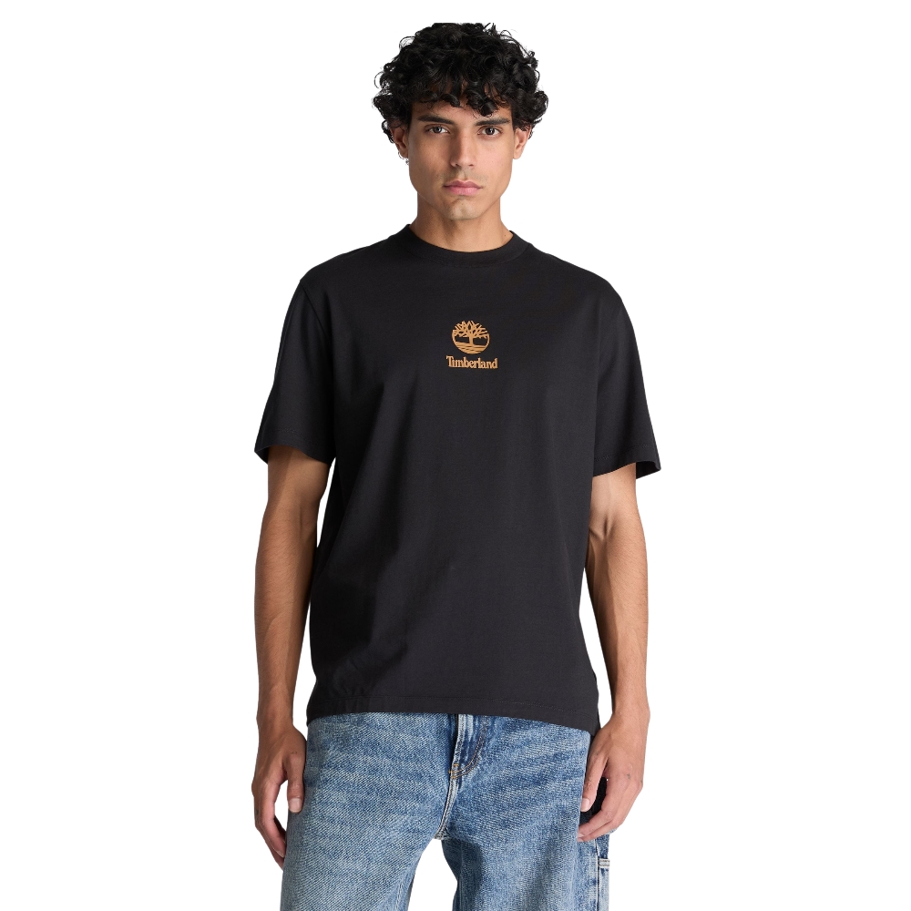 TIMBERLAND PRINT STACK LOGO SHORT SLEEVE TEE