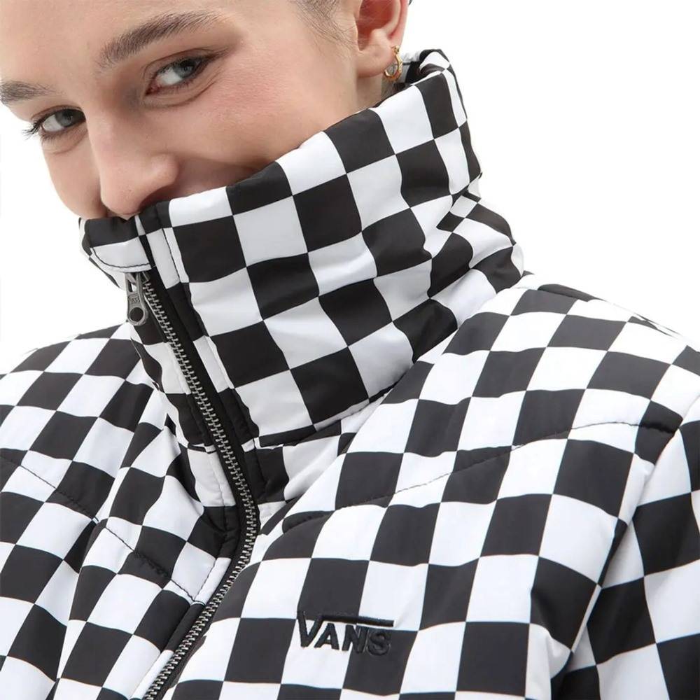 VANS WOMENS FOUNDRY PRINT PUFF JACKET