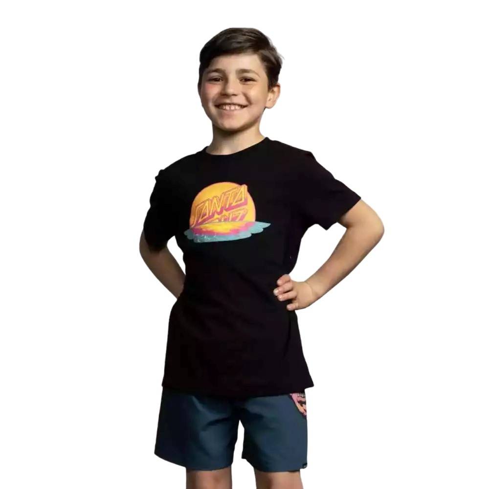 SANTA CRUZ YOUTH SUNDOWN DOT FRONT T-SHIRT