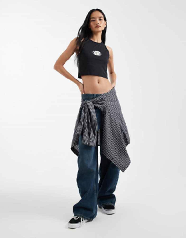 VANS W OVAL LOGO TANK